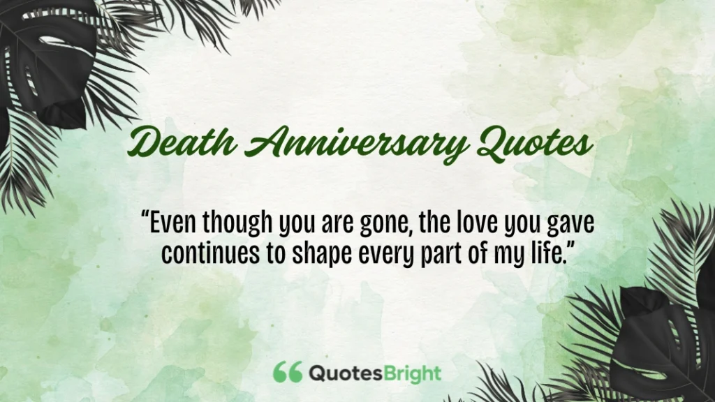 Death Anniversary Quotes