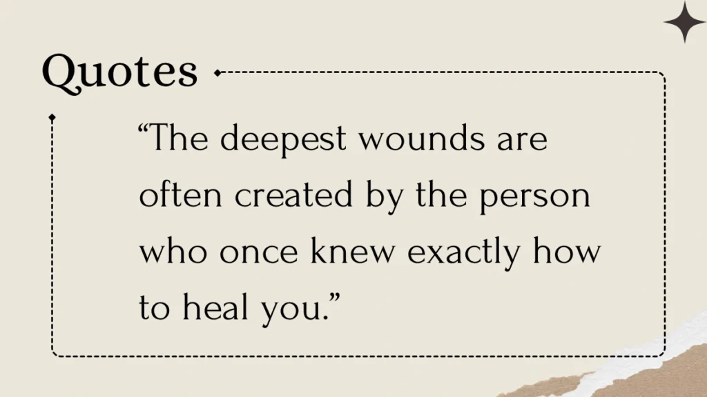 Broken Heart Deep in the End Quotes