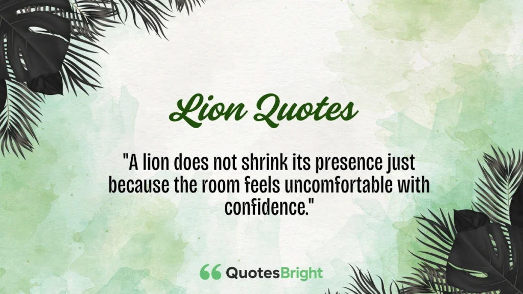 Lion Quotes