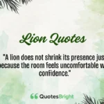 Lion Quotes