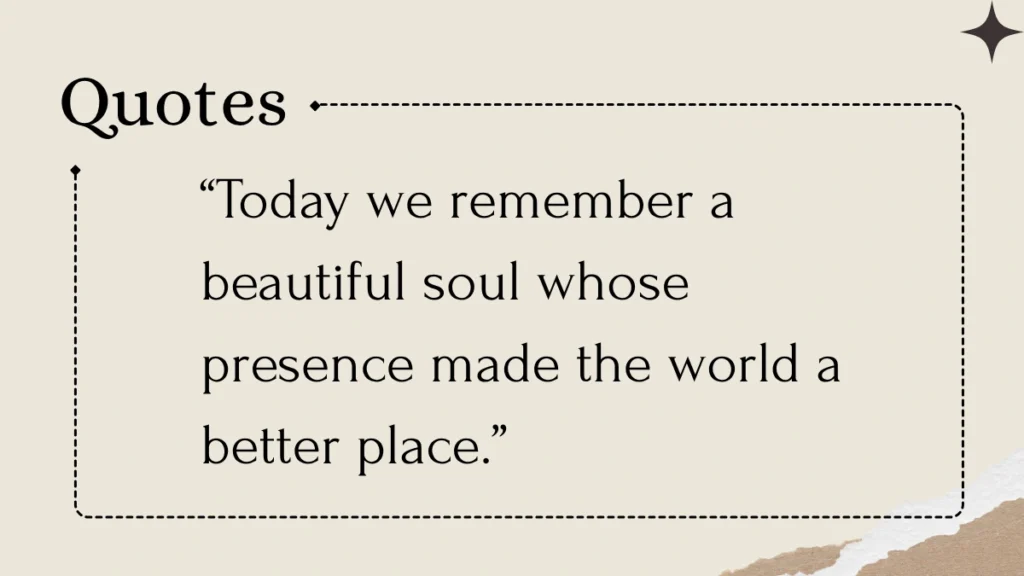 Death Anniversary Quotes