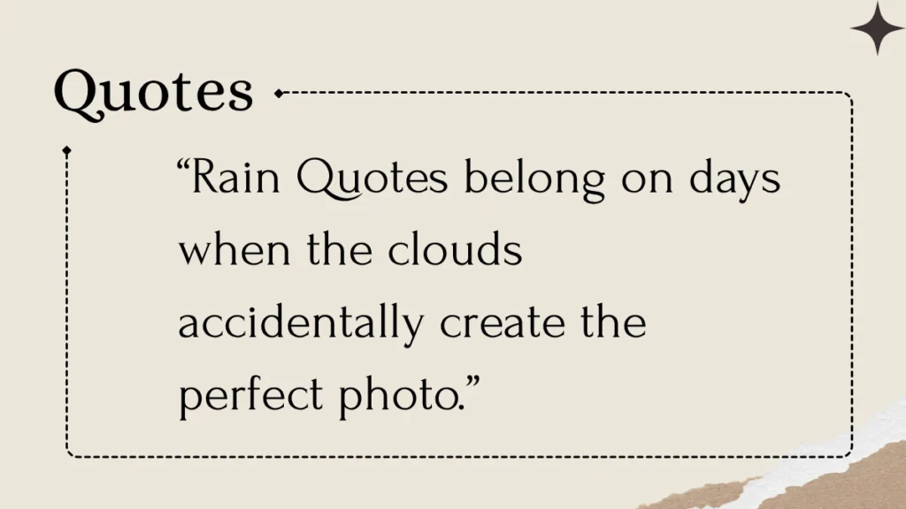 Rain Quotes