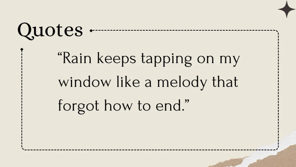 Rain Quotes
