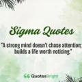 Sigma Quotes