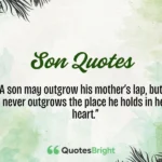 Son Quotes