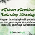African American Saturday Blessings