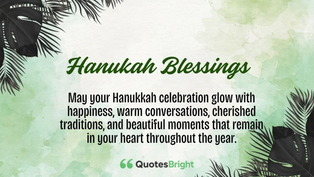 Hanukah Blessings