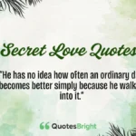 Secret Love Quotes