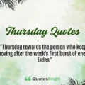 Thursday Quotes